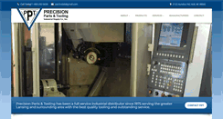 Desktop Screenshot of precisionpartsandtooling.com