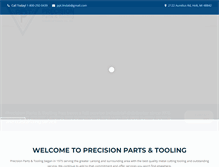 Tablet Screenshot of precisionpartsandtooling.com